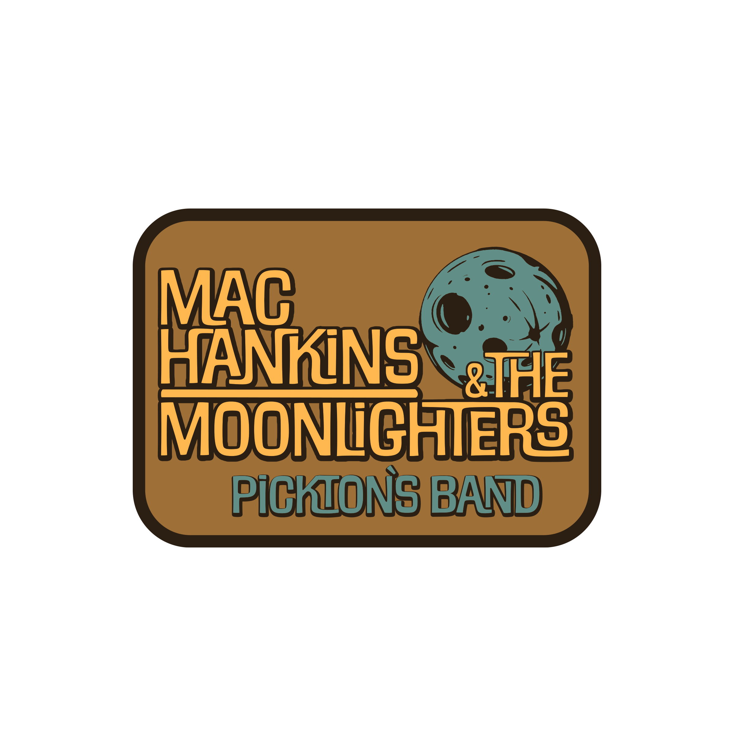 Mac Hankins & The Moonlighters Band Sticker